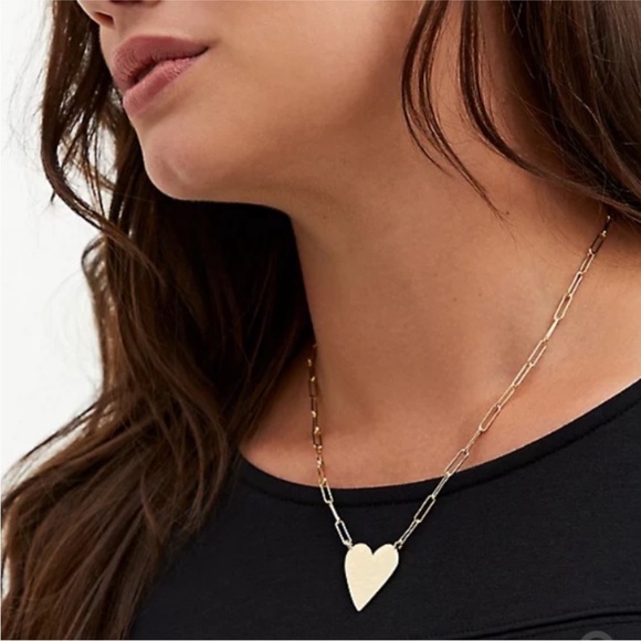 Paperclip Heart Necklace - Picture 2 of 5